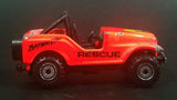 1996 Hot Wheels Baywatch Jeep CJ Bright Orange Die Cast Toy Car Vehicle - Treasure Valley Antiques & Collectibles