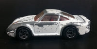 1986 Matchbox Superfast Porsche 959 White Die Cast Toy Car Vehicle - Porsche Logo on the Hood - Treasure Valley Antiques & Collectibles