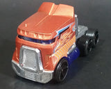 2014 Hot Wheels Hauling Rig Road Rally Copper Brown Semi Tractor Truck Die Cast Toy Car Vehicle Rig - Treasure Valley Antiques & Collectibles