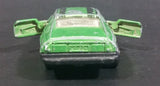 Rare Vintage CF Jaguar XJ-S Green with Black Dashed Stripes Die Cast Toy Car Vehicle w/ Opening Doors