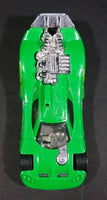 2014 Hot Wheels Track Builder Spine Busters Green Die Cast Toy Car Vehicle - Treasure Valley Antiques & Collectibles
