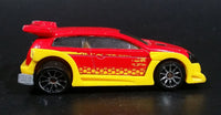 2010 Hot Wheels Hot Tunerz Flight 03 Red with Yellow Trim Die Cast Toy Car Vehicle - Treasure Valley Antiques & Collectibles