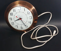 Retro Mid-Century Ingraham 7" Round Electric Plug In Wall Clock Toronto, Canada - Working - Treasure Valley Antiques & Collectibles