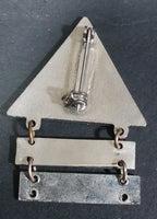 1978-79 Delta Sungod I.C.F.S.C. Triangle Shaped Ice Figure Skating Pin - Treasure Valley Antiques & Collectibles