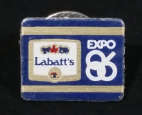 Vintage 1986 Labatt's Beer Expo 86 Small Collectible Souvenir Lapel Pin - Treasure Valley Antiques & Collectibles