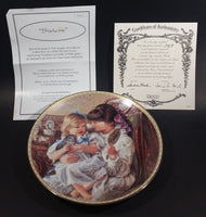 1993 Reco Sandra Kuck "Sisters" Decorative Collectible Plate #1061A w/ Certificate of Authenticity