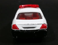 1999 Tomica Tomy Nissan Cedric White Police Patrol Car 1/63 Scale No. 87 Die Cast Toy Car Vehicle - with Opening Doors - Treasure Valley Antiques & Collectibles