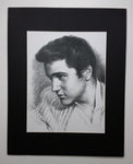 Elvis Presley Black and White Hand Drawn Charcoal 16" x 20" Portrait - Treasure Valley Antiques & Collectibles