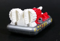2012 Matchbox Beach Rescue Hovercraft Red and Grey Die Cast Toy Watercraft Vehicle - Treasure Valley Antiques & Collectibles