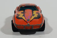 1980 Hot Wheels Chevrolet Corvette Stingray Orange Die Cast Toy Car Vehicle
