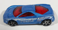 2010 Hot Wheels Police Pursuit Cadillac Cien Concept Interceptor Blue Die Cast Toy Car Law Enforcement Vehicle - Treasure Valley Antiques & Collectibles