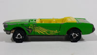 2000 Hot Wheels '65 Mustang Convertible Classic Rock Lime Green Die Cast Toy Car Vehicle - Treasure Valley Antiques & Collectibles