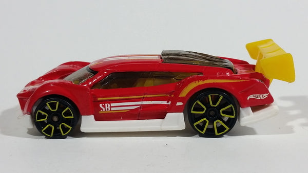 2015 Hot Wheels HW Race: World Race Super Blitzen Red Die Cast Toy Race Car Vehicle - Treasure Valley Antiques & Collectibles