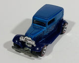 2008 Hot Wheels All Stars '32 Ford Delivery Truck Metalflake Blue Red Line Die Cast Toy Car Vehicle - Treasure Valley Antiques & Collectibles
