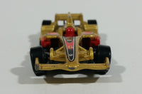 2011 Hot Wheels Track Stars F1 Racer Metallic Gold Die Cast Toy Race Car Vehicle - Treasure Valley Antiques & Collectibles