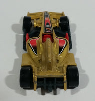 2011 Hot Wheels Track Stars F1 Racer Metallic Gold Die Cast Toy Race Car Vehicle - Treasure Valley Antiques & Collectibles