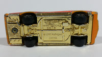 2003 Hot Wheels Concrete Cruisers Montezooma Orange Yellow Die Cast Toy Car Vehicle - Treasure Valley Antiques & Collectibles