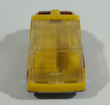 2010 Hot Wheels Rapid Response Ambulance Yellow Die Cast Toy Car Emergency Rescue Vehicle - Treasure Valley Antiques & Collectibles