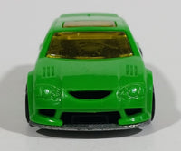 2011 Hot Wheels Graffiti Rides Audacious Neon Green Die Cast Toy Car Vehicle - Treasure Valley Antiques & Collectibles