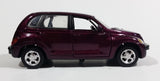 2000 New Ray Daimler Chrysler PT Cruiser Dark Purple 1:32 Scale Die Cast Toy Car Vehicle - Treasure Valley Antiques & Collectibles