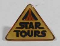 Vintage 1986 Star Tours Lucas Films Star Wars Disney Triangle Shaped Enamel Lapel Pin Collectible