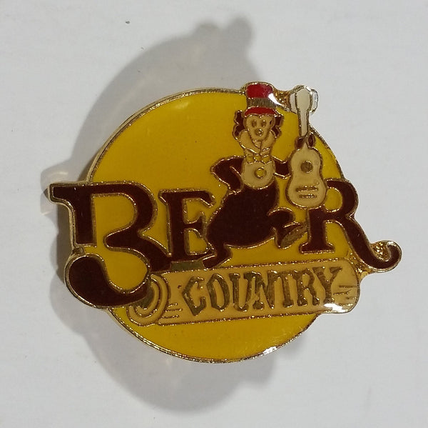 1985 Walt Disney Disneyland 30th Anniversary Bear Country Character w/ Guitar Collectible Pin - Treasure Valley Antiques & Collectibles