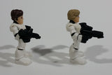 2011 Hasbro LFL Star Wars Luke Skywalker & Han Solo 2 1/2" Toy Figure Collectible Set of 2 - Treasure Valley Antiques & Collectibles