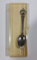 Vintage Washington State Red Apple Fruit Metal Souvenir Spoon with Case Travel Collectible - Treasure Valley Antiques & Collectibles