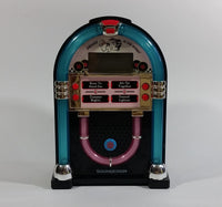 Vintage 1950's Style Soundesign Grease Is The Word! Jukebox Shaped Alarm Clock - Treasure Valley Antiques & Collectibles