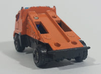 2003 Matchbox Hero City Car Carrier Orange Die Cast Toy Truck Vehicle - Missing Loader - Treasure Valley Antiques & Collectibles