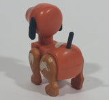 Vintage 1967 Fisher Price Little People Farm Brown Spotted Dog Hong Kong - Treasure Valley Antiques & Collectibles