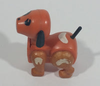 Vintage 1967 Fisher Price Little People Farm Brown Spotted Dog Hong Kong - Treasure Valley Antiques & Collectibles