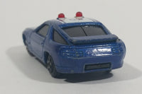 Rare 1989 Soma Flashers & Sirens Porsche 928 Police Car Blue Die Cast Toy Car Vehicle