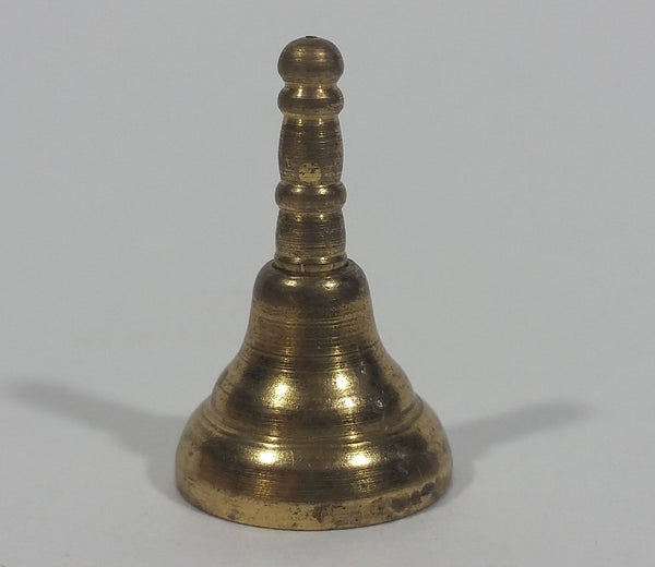 Vintage Collectible Miniature Tiny Little Brass Dinner Bell Ornament - Treasure Valley Antiques & Collectibles