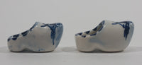 Vintage Delft Blue Hand Painted Windmill Shoe Set - Treasure Valley Antiques & Collectibles