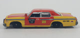 1998 Johnny Lightning 1974 Dodge Royal Monaco Taxi Cab Yellow Orange Die Cast Toy Car Vehicle - Treasure Valley Antiques & Collectibles