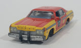 1998 Johnny Lightning 1974 Dodge Royal Monaco Taxi Cab Yellow Orange Die Cast Toy Car Vehicle - Treasure Valley Antiques & Collectibles