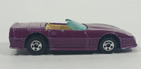 1990 Hot Wheels Color Racers II '83 Custom Corvette Convertible Purple Blue Die Cast Toy Car Vehicle