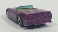 1990 Hot Wheels Color Racers II '83 Custom Corvette Convertible Purple Blue Die Cast Toy Car Vehicle - Treasure Valley Antiques & Collectibles