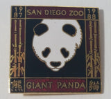1987 1988 San Diego Zoo Giant Panda Exhibit Enamel Souvenir Pin Collectible - Treasure Valley Antiques & Collectibles