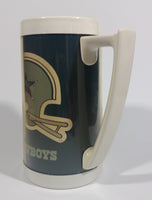 Vintage 1976 Dallas Cowboys NFL Football Team 9" Tall Plastic Beer Stein Drinking Cup Sports Collectible - Treasure Valley Antiques & Collectibles