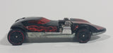2010 Hot Wheels Race World: Volcano Black w/ Red Flames Die Cast Toy Car Vehicle - Treasure Valley Antiques & Collectibles