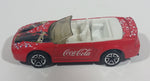 2001 Matchbox Coca-Cola Coke Soda Pop '99 Mustang Convertible Red Die Cast Toy Car Vehicle - Treasure Valley Antiques & Collectibles