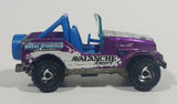 1999 Hot Wheels Snow Patrol Avalanche Resort Roll Patrol Jeep CJ Purple Die Cast Toy Car Vehicle - Treasure Valley Antiques & Collectibles