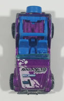 1999 Hot Wheels Snow Patrol Avalanche Resort Roll Patrol Jeep CJ Purple Die Cast Toy Car Vehicle - Treasure Valley Antiques & Collectibles