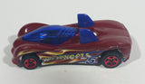 2004 Hot Wheels Track Aces Power Pipes Dark Red Die Cast Toy Car Vehicle - Treasure Valley Antiques & Collectibles