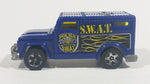 2007 Hot Wheels Police Patrol Armored Truck S.W.A.T. City of Hot Wheels Blue Die Cast Toy Car Emergency Vehicle - Treasure Valley Antiques & Collectibles