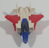 Vintage 1985 Tomy Japan Gobot Commandrons Commander Magna Red Blue White Transformer Airplane Fighter Jet Toy Aircraft Vehicle