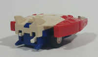 1985 McDonald's Tomy Japan Gobot Commandrons Solardyn Red Blue White Transformer Toy Vehicle