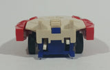 Vintage 1985 Tomy Japan Gobot Commandrons Solardyn Red Blue White Transformer Crab Like Toy Vehicle - McDonald's